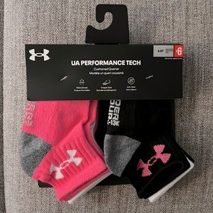 Under Armour Girls Quarter socks